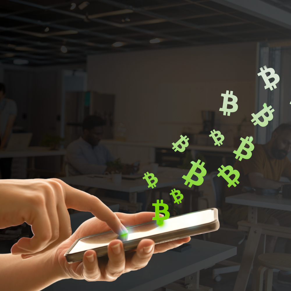 Envie e receba cripto